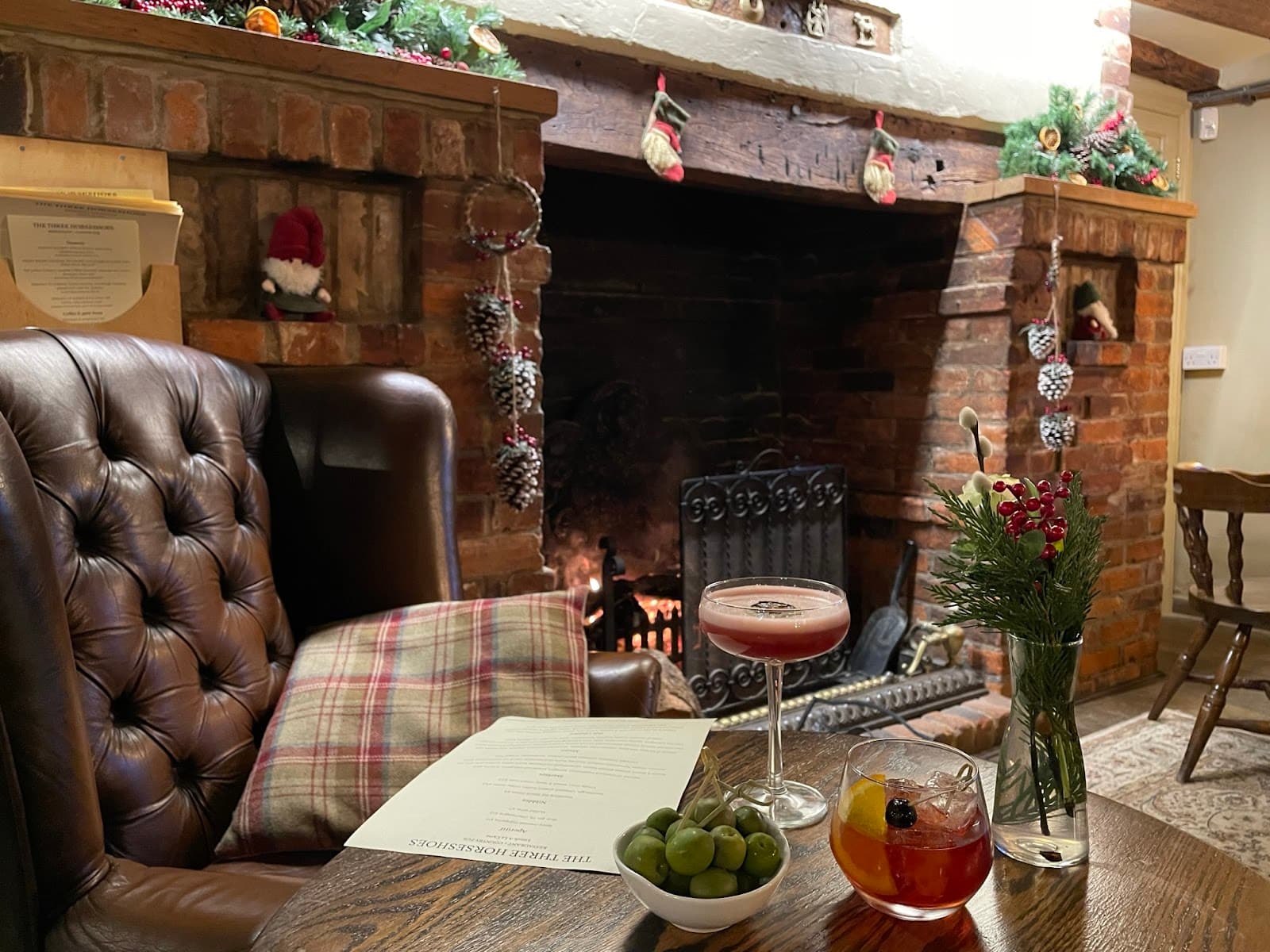 The Three Horseshoes restaurant